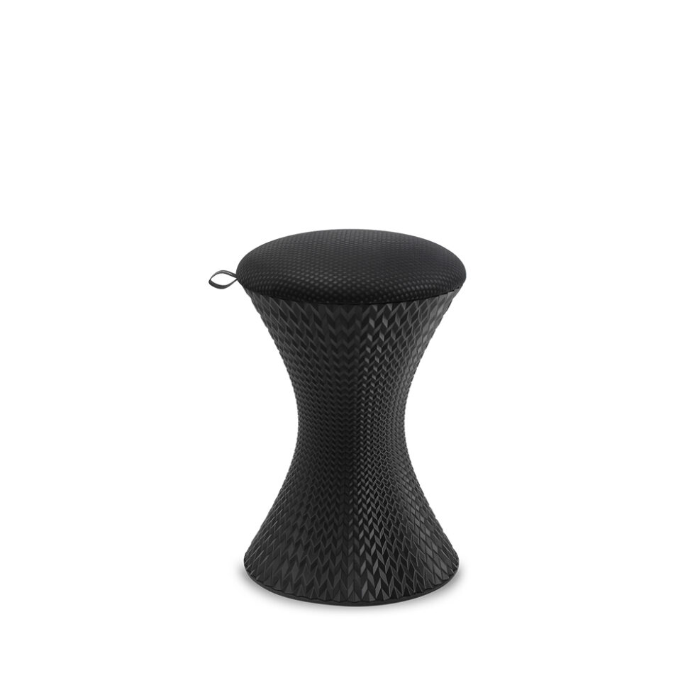 TOPSTAR Sitness 20 - Sgabello ergonomico da lavoro girevole con effetto oscillante, colore: Nero
