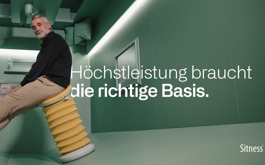 Höchstleistung braucht die richtige Basis – Sit, Move, Improve mit dem Sitness 4D!
