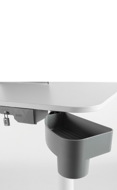 SWIVELING PEN COMPARTMENT / CUP HOLDER