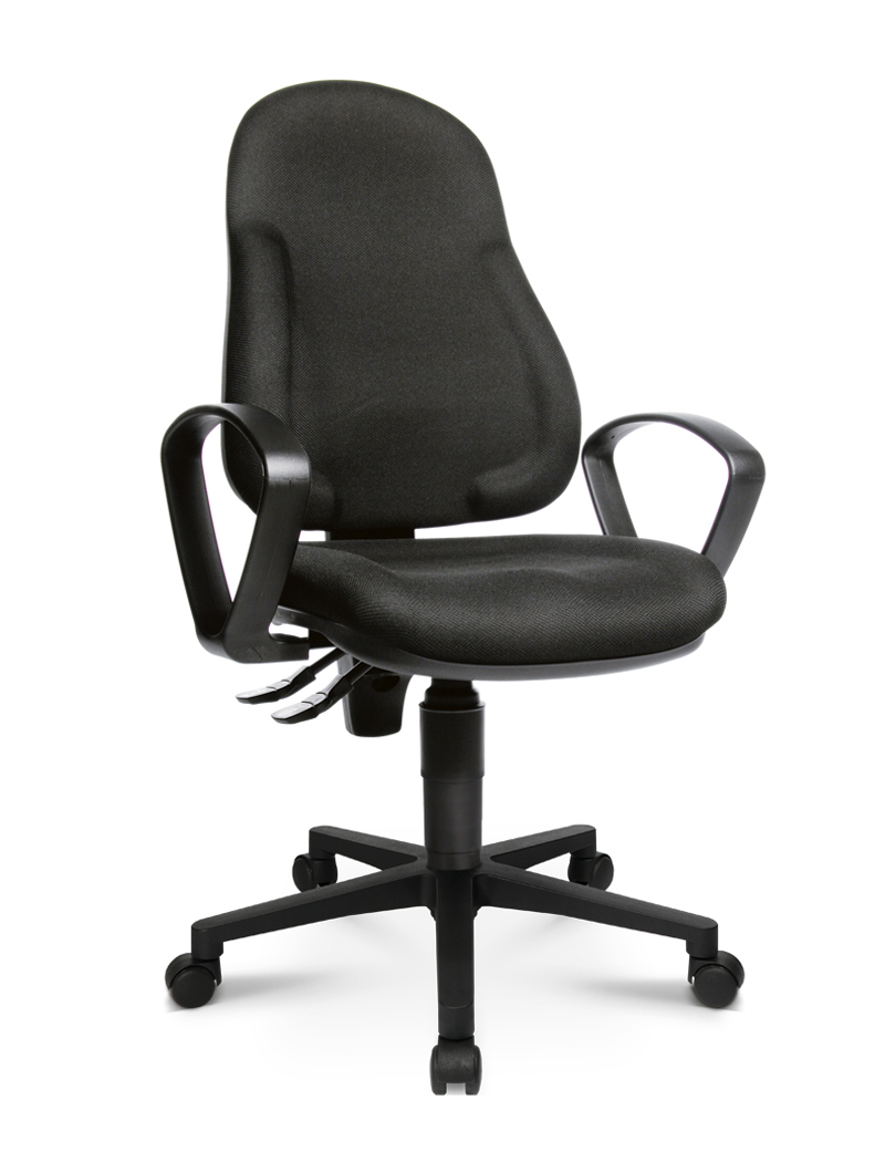 Bürostuhl Schreibtischstuhl Drehstuhl Sessel Topstar Wellpoint 10 schwarz B-Ware 